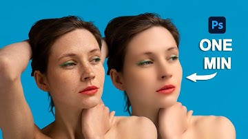 This Photoshop Skin Retouch Technique Feels Illegal… #skinretouch #photoshop #tutorial #gaussian