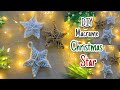 DIY macrame christmas star | macrame star tutorial | diy christmas decoration ideas