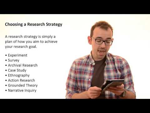 3.4 How To Choose A Research Strategy