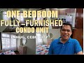 Fully-Furnished, One-Bedroom Condo Unit in Lahug, Cebu City.