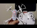 Syma X22W Wi-Fi fpv 720p Camera Drone Unboxing and Test Flight