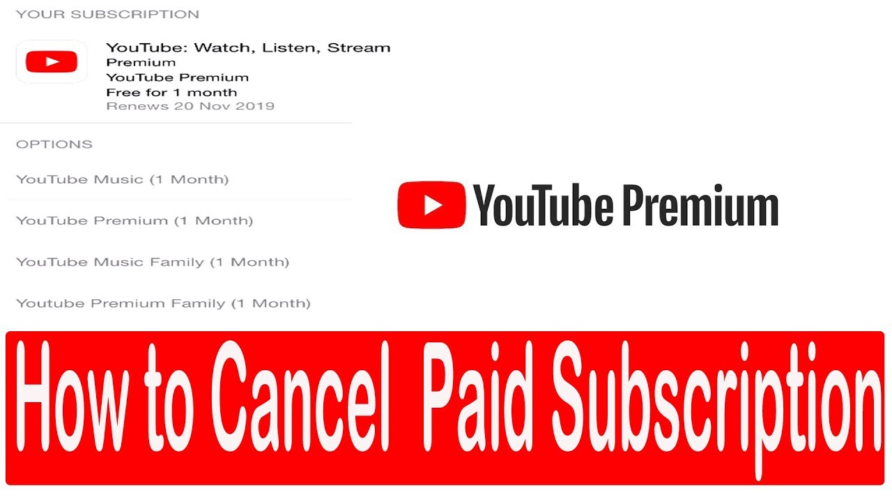 How to Cancel YouTube Premium Subscription on iPhone - YouTube