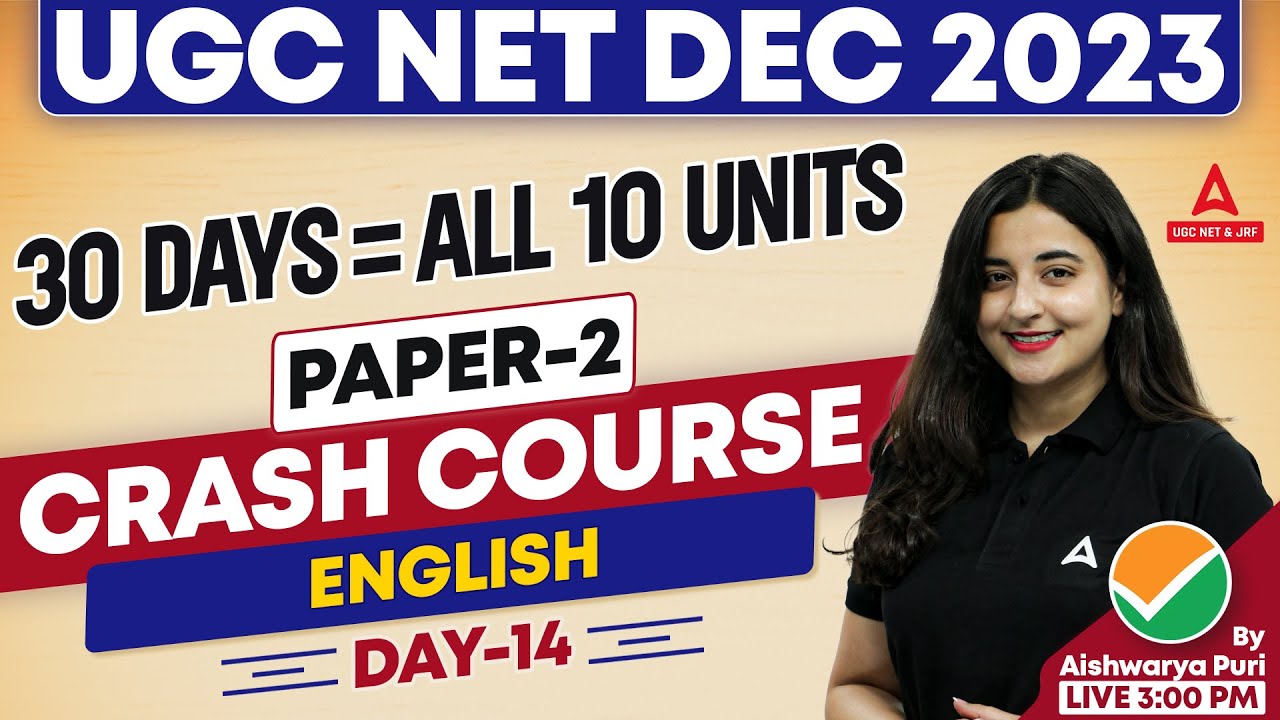 UGC NET English Literature Classes #14 | English Literature By Aishwarya Puri