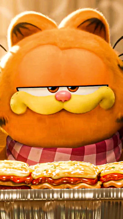ASMR Food Mukbang with Garfield!