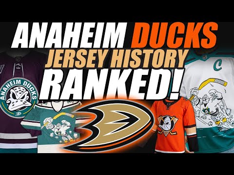 Anaheim Ducks Jersey History 