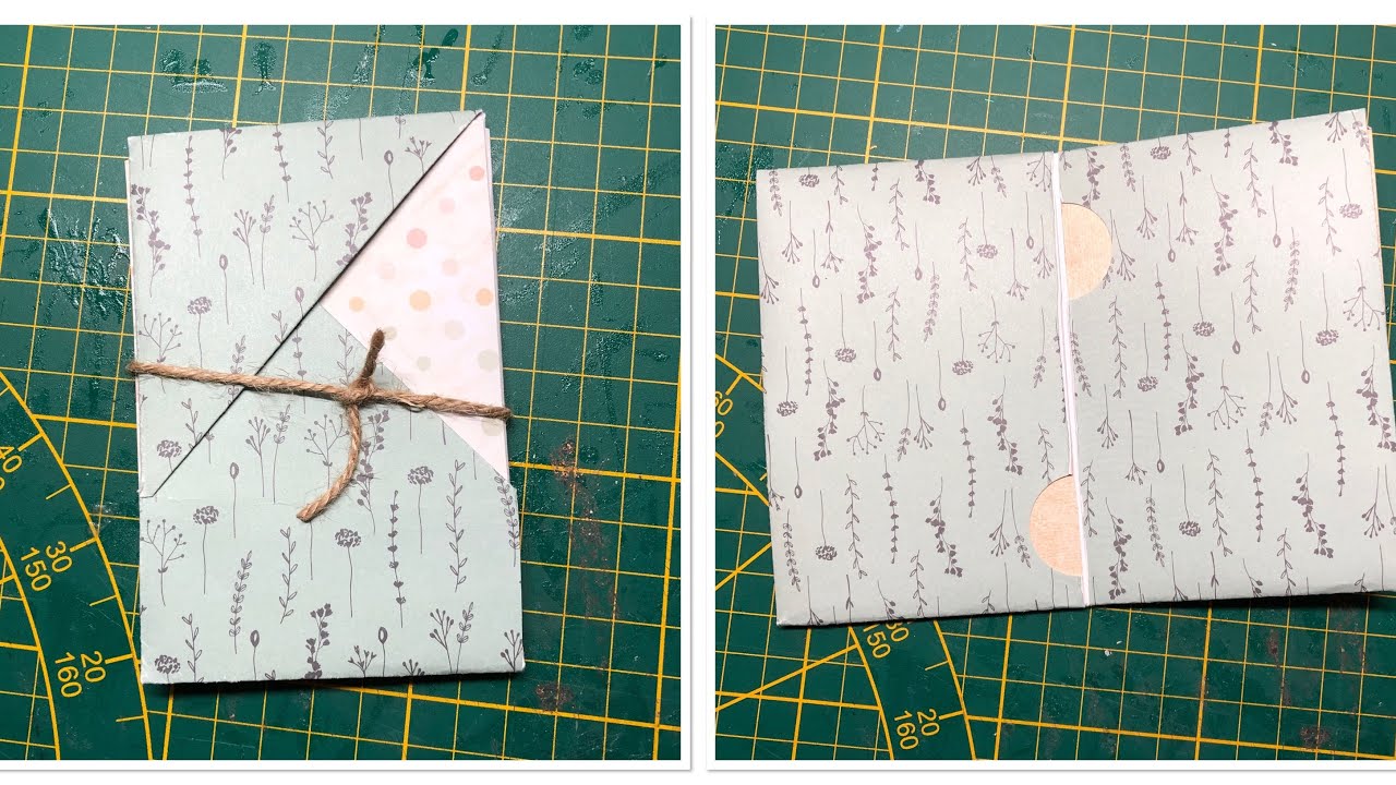 TUTO MINI ALBUM tout en pliage avec 1 feuille 30*30