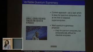 Classical Verification of Quantum Computations - Urmila Mahadev
