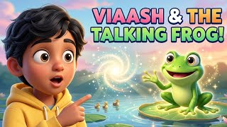 A Frog That Can Talk! 🐸😲 | Viaash's Magical Pond Adventure