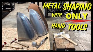 Metal Shaping with ONLY Hand Tools STEP BY STEP!!! How To Make Compound Curves screenshot 5