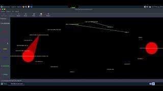 Interfaz grafica de Etherape Parrot