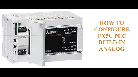 How to Configure FX5U-PLC BUILD-IN ANALOG||Sample Video in Tamil