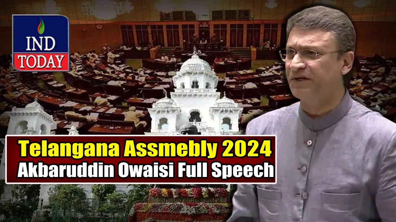 Akbaruddin Owaisi Full Powerful Speech | Telangana Assembly | IND Today ...
