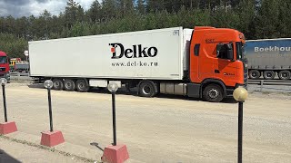 картинка: Рейс Екб-Питер в компании делко, дикие сроки,но я не стал торопиться 😄 #delko #дальнобой #automobile