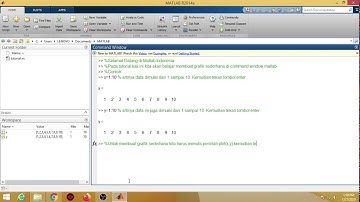 Tutorial Membuat Grafik Sederhana di Command Window Matlab