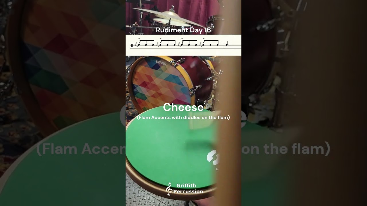 Marching Snare Rudiments - Cheese