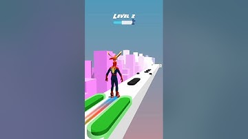 Spiderman Skater Stacker gameplay walkthrough | android, iOS mobile all Level | #shorts games!!