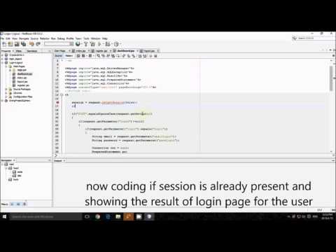 JSP | JSP project Part-1/3 - Simple Login-Logout Functionalities using Session