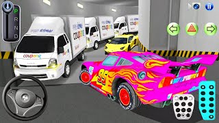New McQueen car Stuck in Parking Garage - 3D Driving Class - 3D Driving Class Game - Car Game screenshot 3