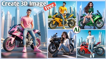 How To Create 3D Attitude Boys and Girls ai image generator | Bing image creator tutorial FREE
