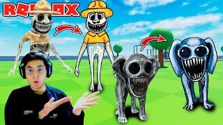 DIBUJO A LOS PERSONAJES DE ZOONOMALY Y COBRAN VIDA EN ROBLOX | JehxTp