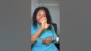 Basic ASL conversations you need to know | Learn ASL fast. #asl