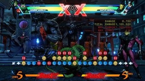 Umvc3 Spider-Man shuma hard tag combo