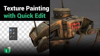 Blender Secrets - Texture Painting With Quick Edit