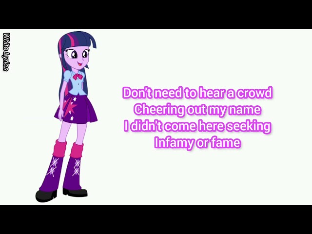 Welcome To The Show (Lyrics) My Little Pony: Equestria Girls class=