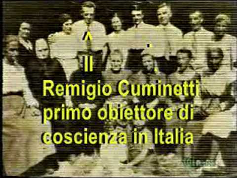 Primo obiettore di coscienza italiano R.Cuminetti (TdGeova) S.Germano Chisone Pinerolo Torino