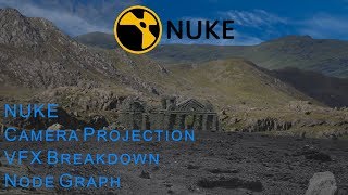 Nuke 2.5D Camera Projection with VFX breakdown and node graph