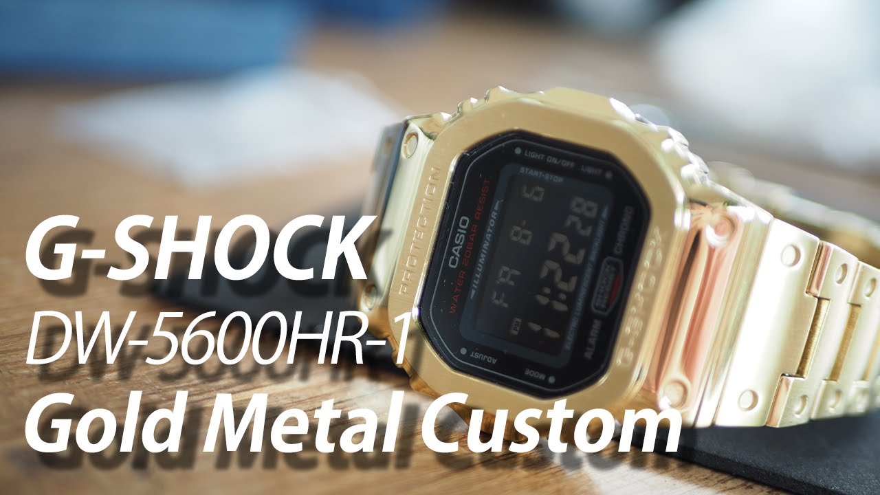 G-SHOCK 5600HR-1 メタル使用
