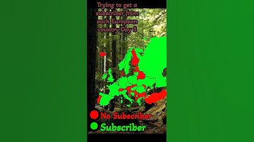 Trying to get a subscriber from every European Country #shorts #geography #mapping #map #europe