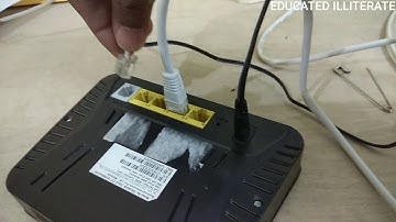 BSNL MODEM COMPLETE SETUP AND INSTALLATION