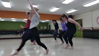 Columbus Modern Dance Company rehearses Doris Humphrey's 'Water Study'