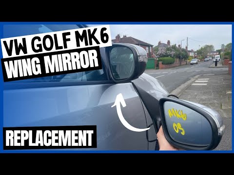 VW Golf MK6 Wing Mirror Swap Replacement Step By Step