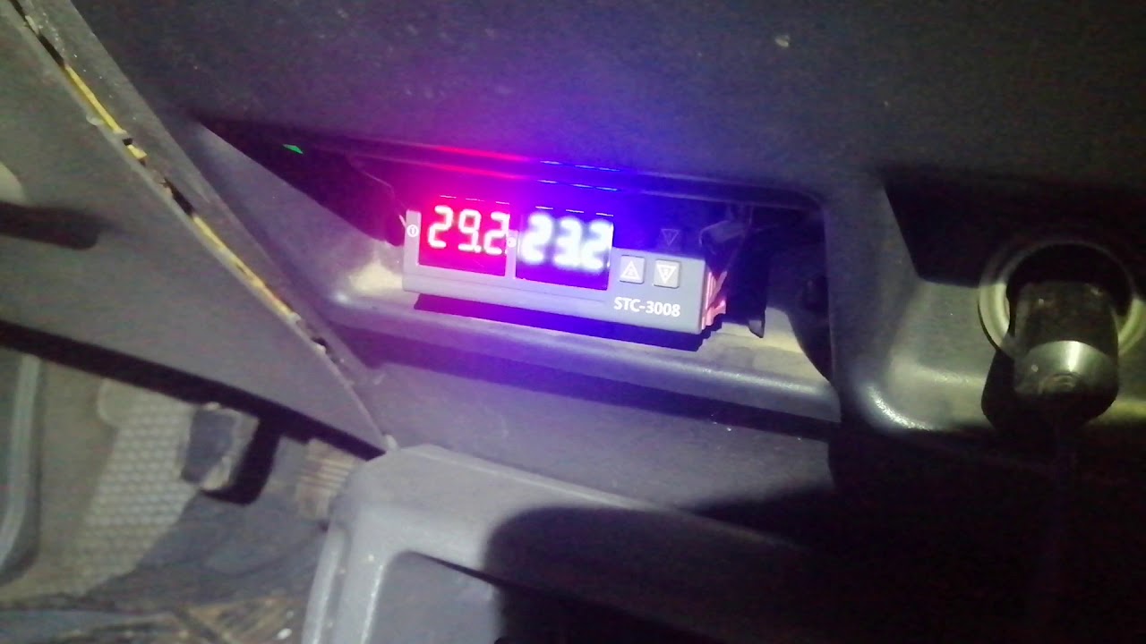 Холодный террано жарит после удаления штатного термостата - YouTube