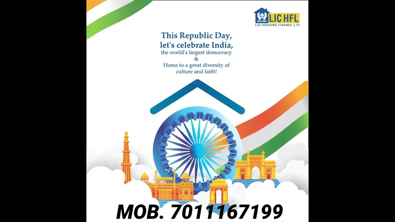 LICHFL HAPPY REPUBLIC DAY WISHING You !! If You Are Interested Home Loan Call At 7011167199 🏠!!