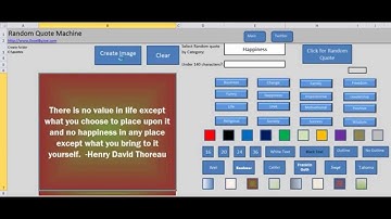 Random Quote Generator in Excel