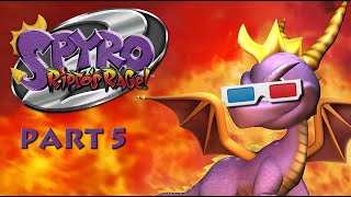 Lets Play Spyro 2 Riptos Rage part 5 - Trouble with the Trolley, Eh?