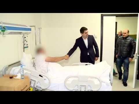 შს მინისტრის პირველმა მოადგილემ დაჭრილი სპეცრაზმელები მოინახულა