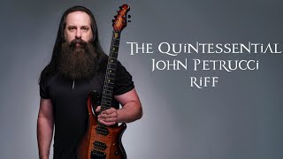 John Petrucci shows the "quintessential John Petrucci riff"