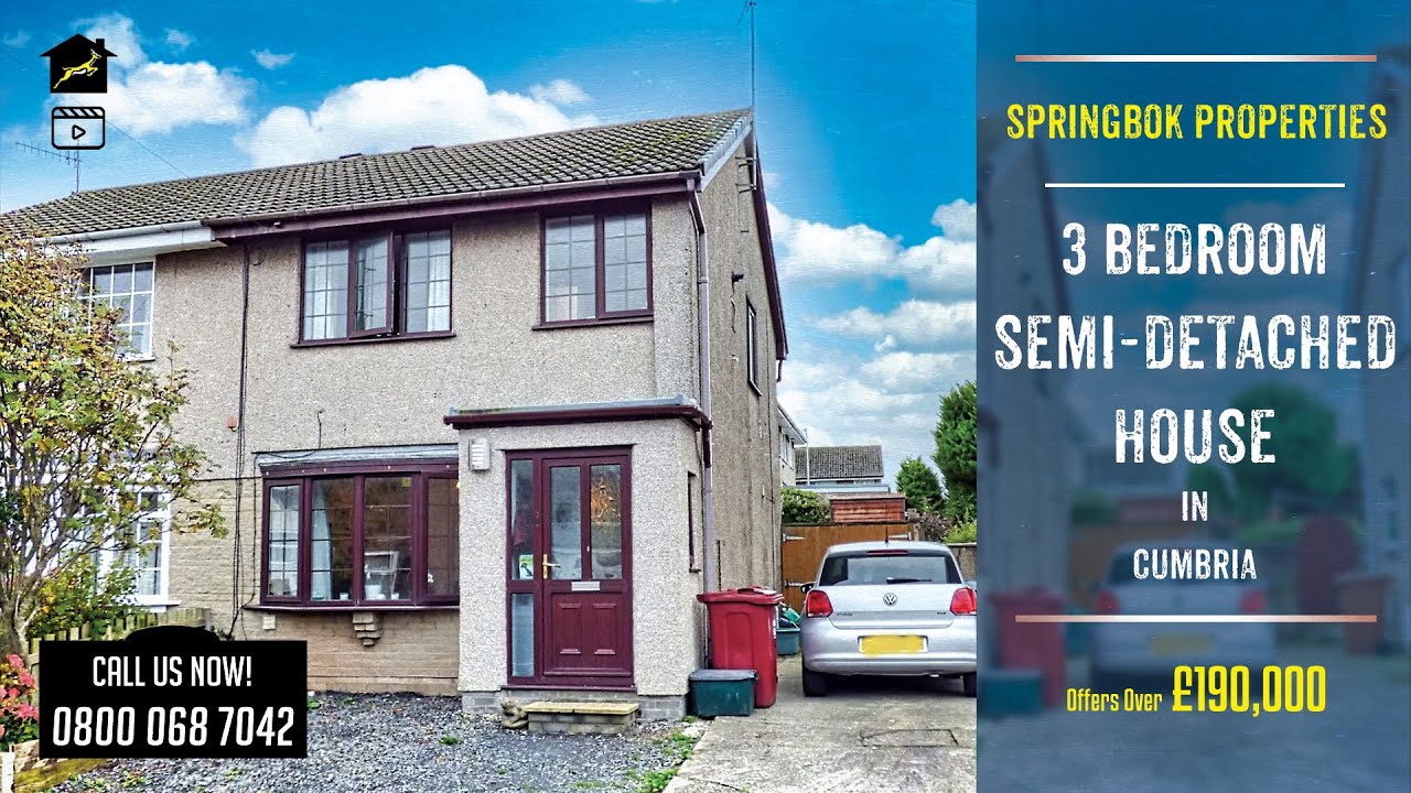 Property For Sale in Cumbria Teasdale Road, Barrowinfurness