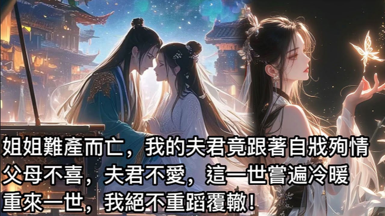 【完結】母親偏愛長姐，處處為她謀算，我卻無人問津！姐姐難產而亡後，我的夫君竟跟著自戕殉情！父母不喜，夫君不愛，嘗遍冷暖重來一世，我絕不重蹈覆轍！#有聲書 #重生 #情感 #蔓蔓書屋