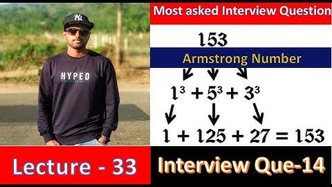 Most Asked Interview Question 14: Check Armstrong Number