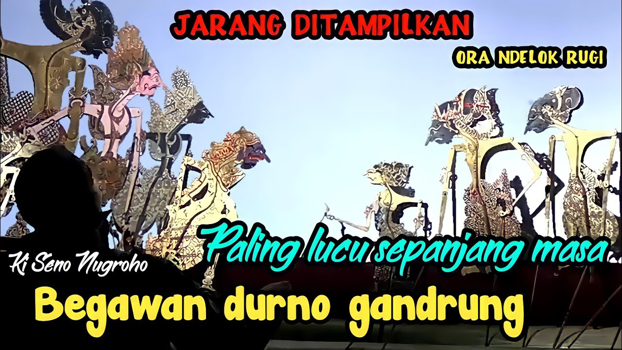 Durno ngelamar Srikandi, Lakon paling lucu Ki Seno Nugroho