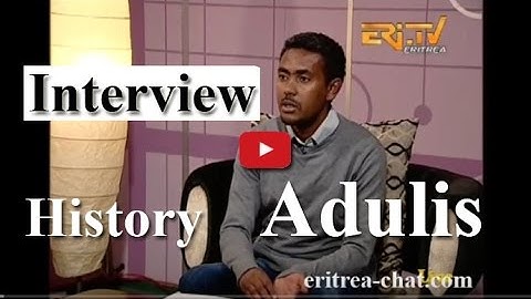 Eritrean Debab Interview with archaeologist Ato Abraham Zerai - Eritrea TV