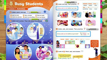 Everybody Up 5 - Unit 5 - Busy Student - Lesson 1 - Activities