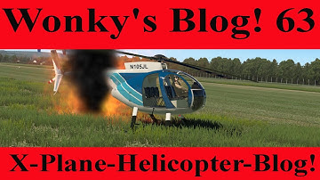 X Plane.VR Fight with the Hughes 500D Realism Enhancement Mod.Wonky