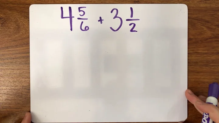 Adding and Subtracting Mixed Numbers