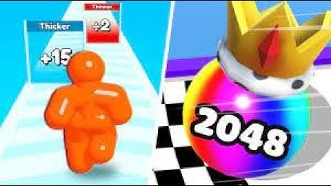 BALL MERGE 2048 VS TALL MAN RUN Gameplay Android, iOS #133 4K